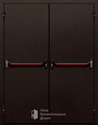 Фото двери «Двупольная глухая с антипаникой №110» в Ивантеевке