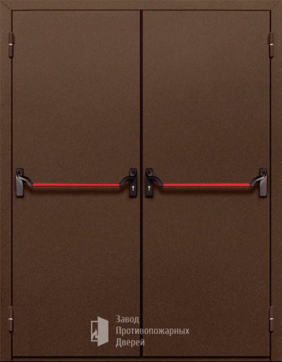 Фото двери «Двупольная глухая с антипаникой №18» в Ивантеевке