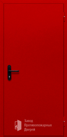 Фото двери «Однопольная глухая (красная)» в Ивантеевке