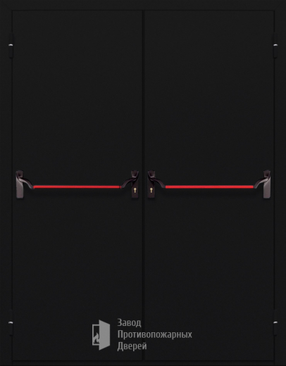 Фото двери «Двупольная глухая с антипаникой №14» в Ивантеевке