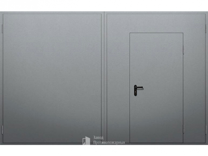 Фото «Распашные ворота с калиткой №3» в Ивантеевке