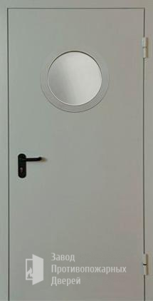 Фото двери «Однопольная с круглым стеклом EI-30» в Ивантеевке