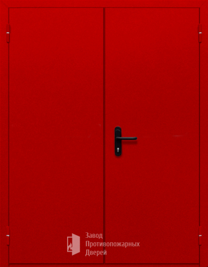 Фото двери «Двупольная глухая (красная)» в Ивантеевке