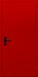 Фото двери «Однопольная глухая (красная)» в Ивантеевке