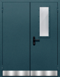 Фото двери «Двупольная с отбойником №34» в Ивантеевке