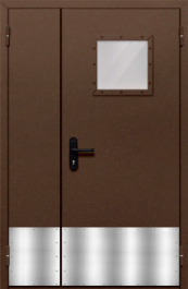 Фото двери «Полуторная с отбойником №35» в Ивантеевке