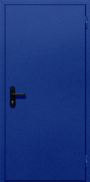 Фото двери «Однопольная глухая (синяя)» в Ивантеевке